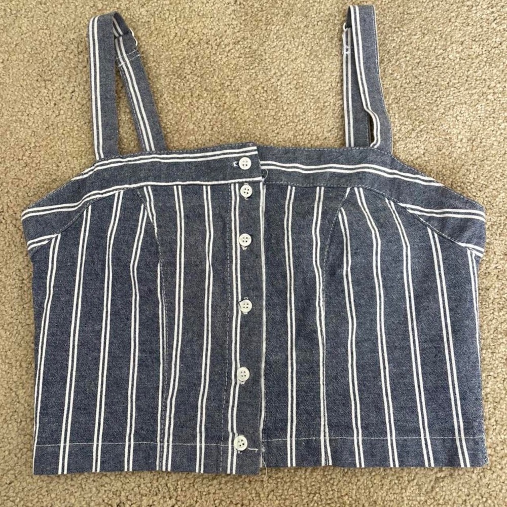 Brandy Melville blue/white stripe Astrid too